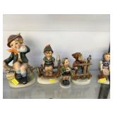 (5) Hummel & Porcelain Figurines