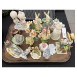Grouping of Porcelain & Composition Figurines