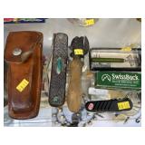 Western & Buck Knives Bottle Opener & Razor