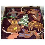 Assortment of Redware Ornaments