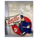 Vintage Coca-Cola Cardboard Sign