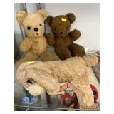 (3) Vintage Plush Toys