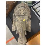 Indonesian Carved Wood Wall Plaque