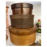(3) Wooden Pantry Boxes