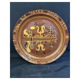 Beck Mummert Redware Plate