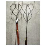 (2) Wire Form Rug Beaters