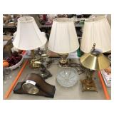 Table Lights, Mantel Clock