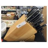 Kitchen Knives with Block