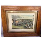 (4) Framed Horse Racing Prints