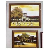 (2) South American Oil On Canvases