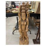 Large Tribal Wood Carving
