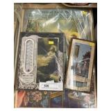 Advertising Calendar Head and Thermometers