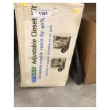 Adjustable Closet Kit in Box