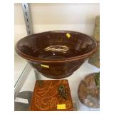 Ned Foltz Redware Bowl with Tile