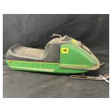 Vintage John Deere Toy Snowmobile