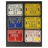 Mt. Joy, PA Bicycle Licenses