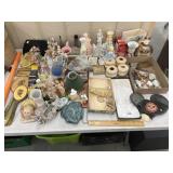 Group of Vintage Porcelain Figurines and Ephemera