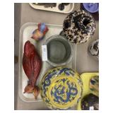 Oriental Decorative Items with Swan Canister