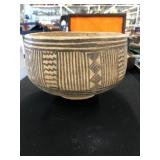 (2) Oriental and South American Pottery Bowls