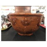 Contemporary Redware Strainer
