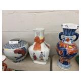 (3) Oriental Pottery Vases