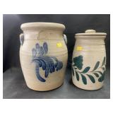 (2) Pieces of Contemporary Salt Glazed Pottery