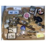 Collectibles, Locks and Keys, Advertising Items
