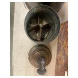 (2) Copper Elephant Decorated Canisters