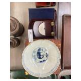 Oriental Porcelain Bowl with Cased Medallion