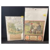 (2) Vintage Advertising Calendars