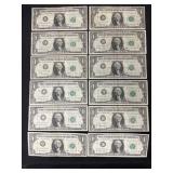 (12) 1963 $1 Bills