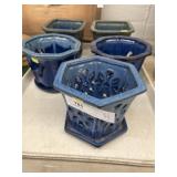 (5) Decorative Pottery Planters