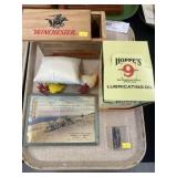 Gun Oil, Advertising Thermometer, etc.