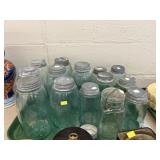 Canning and Storage Jars with Zinc Lids