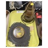 Cast Metal Case with Electric Light