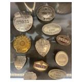 Vintage Chauffeur Pins and Badges