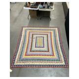 Sawtooth Pattern Quilt