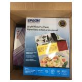 Box of Epson Printer Paper