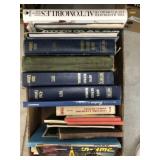 Box of Automotive Repair Manuals & Various Books