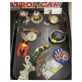 Miniature Hen On Nest with Collectibles
