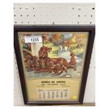 1951 Kunkle Oil Mt. Joy Calendar