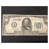 1928 $50 Bill