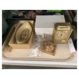 Shelf Clock, Letter Opener, Pins