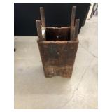 Primitive Wood Crafted Stand