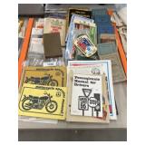Vintage Vehicle Code Books & Motorcycle Manuals