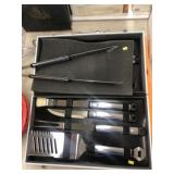 Cased Grill Tool Set and Kitchen Wares