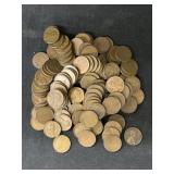 Unsorted Wheat Back Pennies
