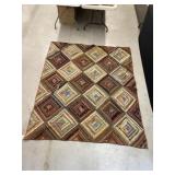 Log Cabin Pattern Quilt