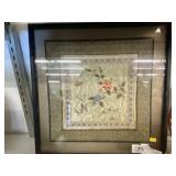 Oriental Framed Silk