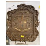 Hamilton Watch Dealer Plaque